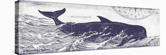 Whale on Cream I-Gwendolyn Babbitt-Stretched Canvas