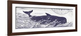 Whale on Cream I-Gwendolyn Babbitt-Framed Art Print