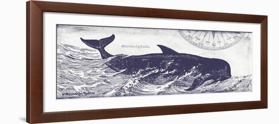 Whale on Cream I-Gwendolyn Babbitt-Framed Art Print