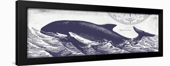 Whale on Cream II-Gwendolyn Babbitt-Framed Art Print