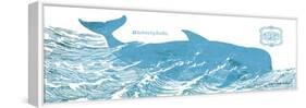Whale on White I-Gwendolyn Babbitt-Framed Stretched Canvas