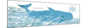 Whale on White I-Gwendolyn Babbitt-Mounted Premium Giclee Print