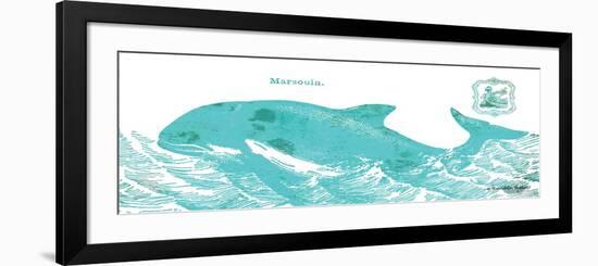 Whale on White II-Gwendolyn Babbitt-Framed Premium Giclee Print