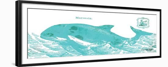 Whale on White II-Gwendolyn Babbitt-Framed Premium Giclee Print