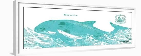 Whale on White II-Gwendolyn Babbitt-Framed Premium Giclee Print