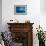 Whale Shark and Golden Trevally, Cenderawasih Bay, West Papua, Indonesia-Pete Oxford-Framed Photographic Print displayed on a wall