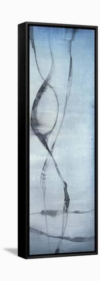 Whale Songs III-Jennifer Goldberger-Framed Stretched Canvas