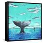 Whale Tail - Better-Megan Aroon Duncanson-Framed Stretched Canvas