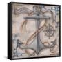 Whale Watch Anchor-Kate McRostie-Framed Stretched Canvas