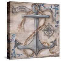 Whale Watch Anchor-Kate McRostie-Stretched Canvas