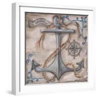 Whale Watch Anchor-Kate McRostie-Framed Art Print