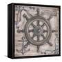 Whale Watch Wheel-Kate McRostie-Framed Stretched Canvas