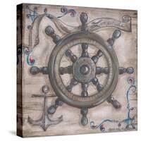 Whale Watch Wheel-Kate McRostie-Stretched Canvas