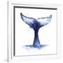 Whale Wave II-Grace Popp-Framed Art Print