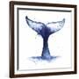 Whale Wave II-Grace Popp-Framed Art Print