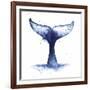 Whale Wave II-Grace Popp-Framed Art Print