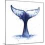 Whale Wave II-Grace Popp-Mounted Art Print