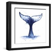 Whale Wave II-Grace Popp-Framed Art Print