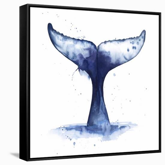 Whale Wave II-Grace Popp-Framed Stretched Canvas