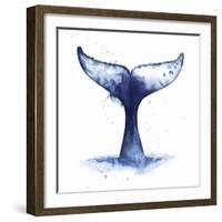 Whale Wave II-Grace Popp-Framed Art Print