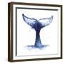 Whale Wave II-Grace Popp-Framed Art Print