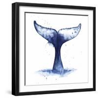 Whale Wave II-Grace Popp-Framed Art Print