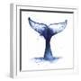 Whale Wave II-Grace Popp-Framed Art Print