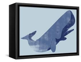 Whale-null-Framed Stretched Canvas