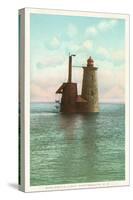 Whaleback Lighthouse, Portsmouth, New Hampshire-null-Stretched Canvas