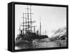 Whaler and Dead Whales-null-Framed Stretched Canvas