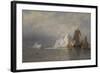 Whaler and Fishing Vessels Near the Coast of Labrador, C.1880-William Bradford-Framed Giclee Print