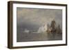 Whaler and Fishing Vessels Near the Coast of Labrador, C.1880-William Bradford-Framed Giclee Print