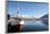 Whaler in Tromso Harbour with the Bridge and Cathedral in Background-David Lomax-Framed Photographic Print