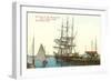 Whaler Morning Star, New Bedford-null-Framed Art Print