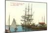 Whaler Morning Star, New Bedford-null-Mounted Art Print