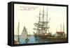 Whaler Morning Star, New Bedford-null-Framed Stretched Canvas