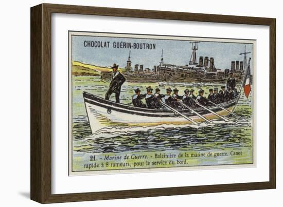 Whaler of the French Navy-null-Framed Giclee Print
