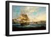 Whaler Phoenix entering Whitby Harbor-George the Elder Chambers-Framed Giclee Print