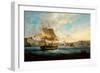 Whaler Phoenix entering Whitby Harbor-George the Elder Chambers-Framed Giclee Print