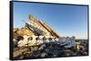 Whalers' Graves, Deadman Island, Nunavut, Canada-Paul Souders-Framed Stretched Canvas