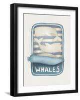 Whales in a Tin-Leah Straatsma-Framed Art Print