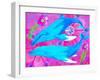 Whales in Love, 2017-Maylee Christie-Framed Giclee Print