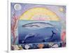 Whales (Month of September from a Calendar)-Vivika Alexander-Framed Giclee Print