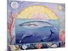Whales (Month of September from a Calendar)-Vivika Alexander-Mounted Giclee Print