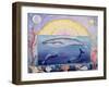 Whales (Month of September from a Calendar)-Vivika Alexander-Framed Giclee Print