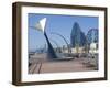 Whales Tail on the Promenade to the South of the City, Blackpool, Lancashire-Ethel Davies-Framed Photographic Print