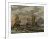 Whaling Grounds in the Arctic Ocean, 1665-Abraham Storck-Framed Giclee Print