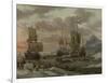 Whaling Grounds in the Arctic Ocean, 1665-Abraham Storck-Framed Giclee Print