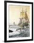 Whaling in South Seas-null-Framed Giclee Print