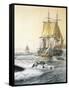 Whaling in South Seas-null-Framed Stretched Canvas